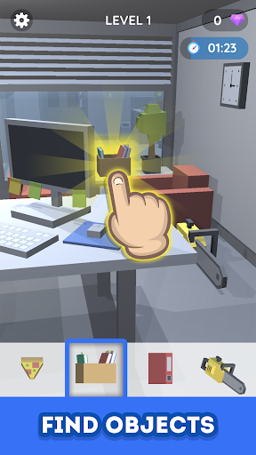 Android application Find Objects 3D screenshort