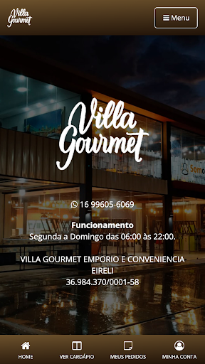 Android application Villa Gourmet screenshort