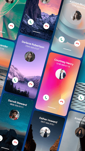 Android application Color Phone: Call Screen Theme screenshort