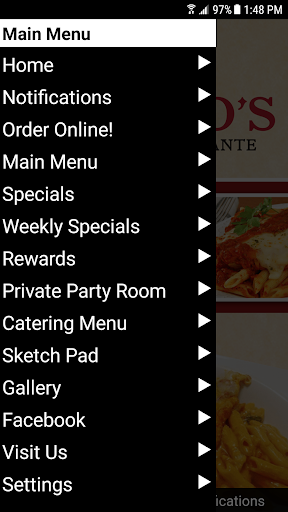 Francos Pizzeria & Ristorante Screen 2