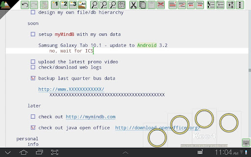 myMindB Data Organizer
