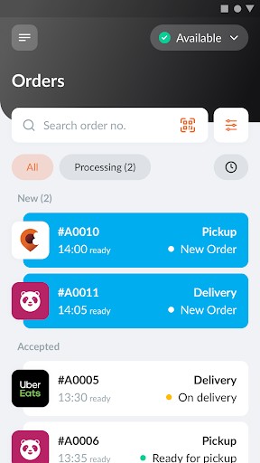 Android application Eats365 Biz screenshort