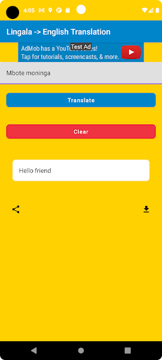 Android application Loba - Learn Lingala screenshort