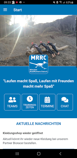 VereinsApp MRRC Screen 2
