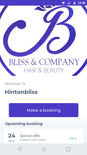 Android application Hintonbliss screenshort