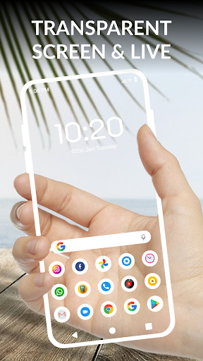Transparent Live Wallpaper Screen 2