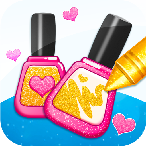 Glitter beauty coloring game  Icon