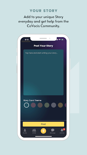 CoVocis - Connect Cope Care Screen 2