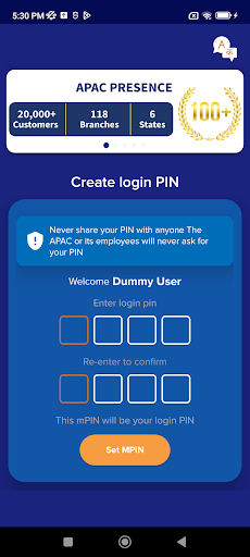 APACm Loan App Screen 3