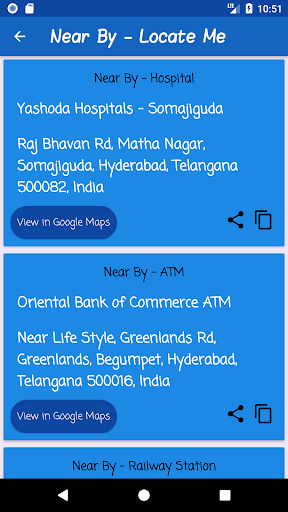 Locate Me Screen 3