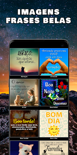 Android application Imagens com Frases Belas screenshort