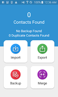 Contacts Backup Kit Screenshot