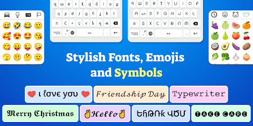 Android application Fonts Keyboard screenshort