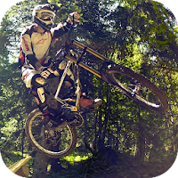 Mountain Bike Rider Freestyle