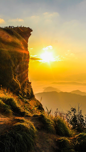 Android application mountain hill wallpaper screenshort