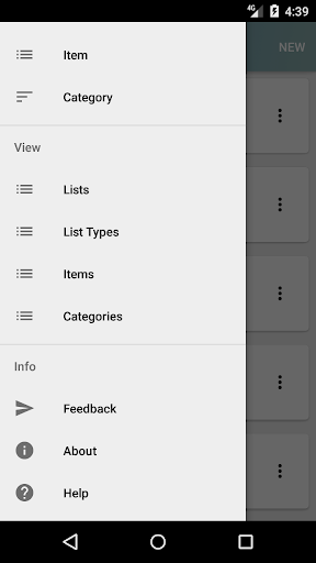 List Manager Screen 3