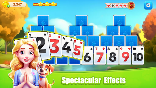 TriPeaks Solitaire Idle Farm Screen 2