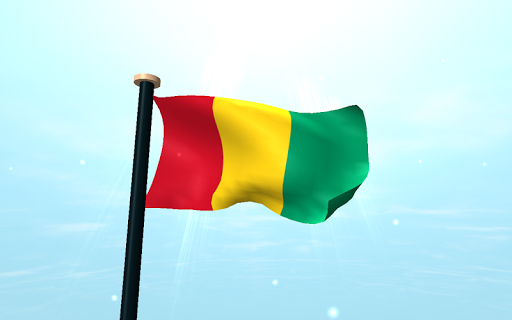Guinea Flag 3D Free Wallpaper