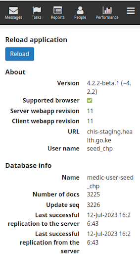 Android application CHIS Kenya 2.0 screenshort