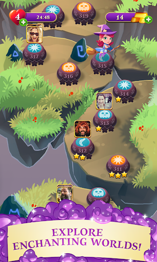 Bubble Witch 3 Saga 7.7.50 (MOD Unlimited Lives) Gallery 4