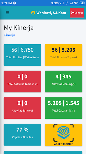 E - Kinerja Pemkot Bengkulu Screen 3