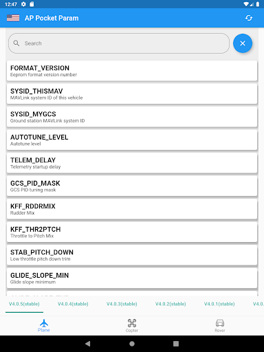 AP Pocket Param Screen 2