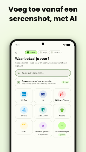 Subby: Abonnementen Beheren