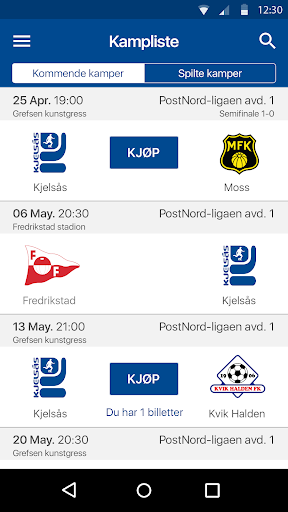 Kjelsas fotball Screen 2
