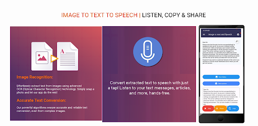 Image to text to Speech, Scan