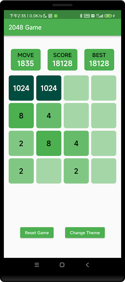 #8. 2048 Reimagined (Android) Ved: Old Autumn Studio