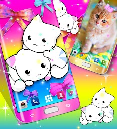 Cute kitty live wallpaper