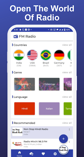 Android application FM Radio: FM, Radio & Radio FM screenshort