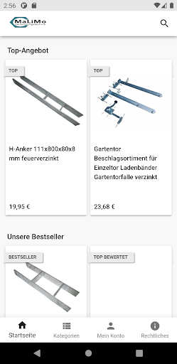 Android application MaLiMo24.de screenshort
