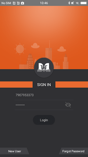 Android application Door to Door screenshort