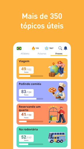 Curso de português brasileiro Captura de Tela do Aplicativo Android 5