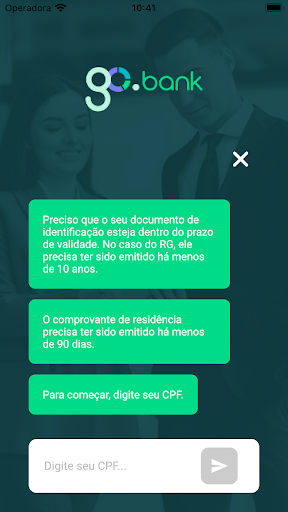 Go.Bank Screen 2