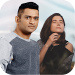 Cover Image of Unduh Photo With Dhoni - Dhoni Wallpapers 2.0 APK