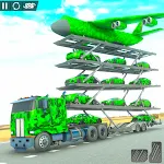 Cover Image of Télécharger Army Car Transport Truck Games  APK