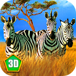 Cover Image of Download Zebra Family Simulator  APK