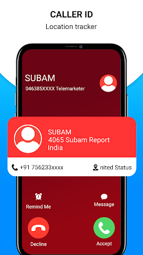 Android application Mobile Number Locator screenshort