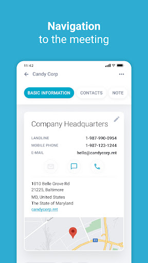 Screenshot of RAYNET CRM