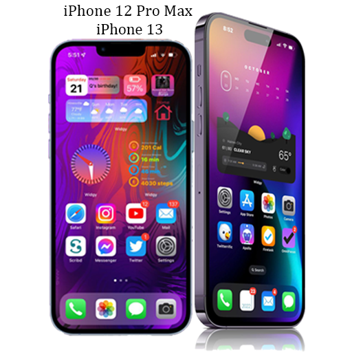 iPhone 12 Pro Max iPhone 13 logo