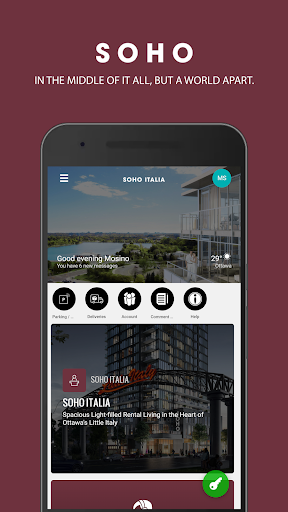 Android application Soho screenshort