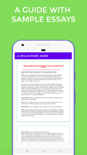 A Dolls House Guide +Essays Screen 3
