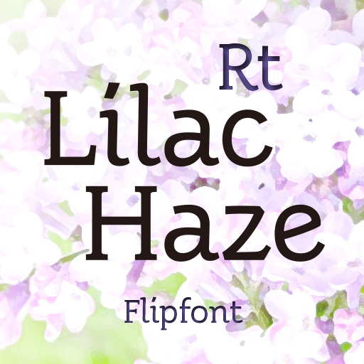 RtLilacHaze™ Latin FlipFont logo