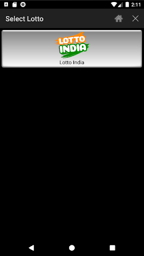 Android application Lotto Player India screenshort