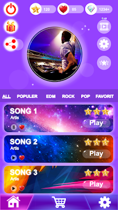 T3ddy Piano Game Tiles - Screenshot 1