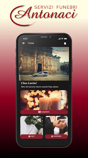 Android application Antonaci Onoranze Funebri screenshort