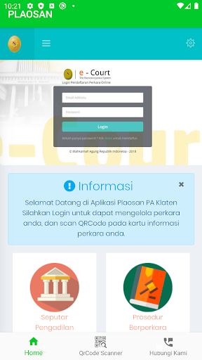 PLAOSAN Pengadilan Agama Klate Screen 3