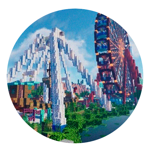 Dufan theme park map for mcpe